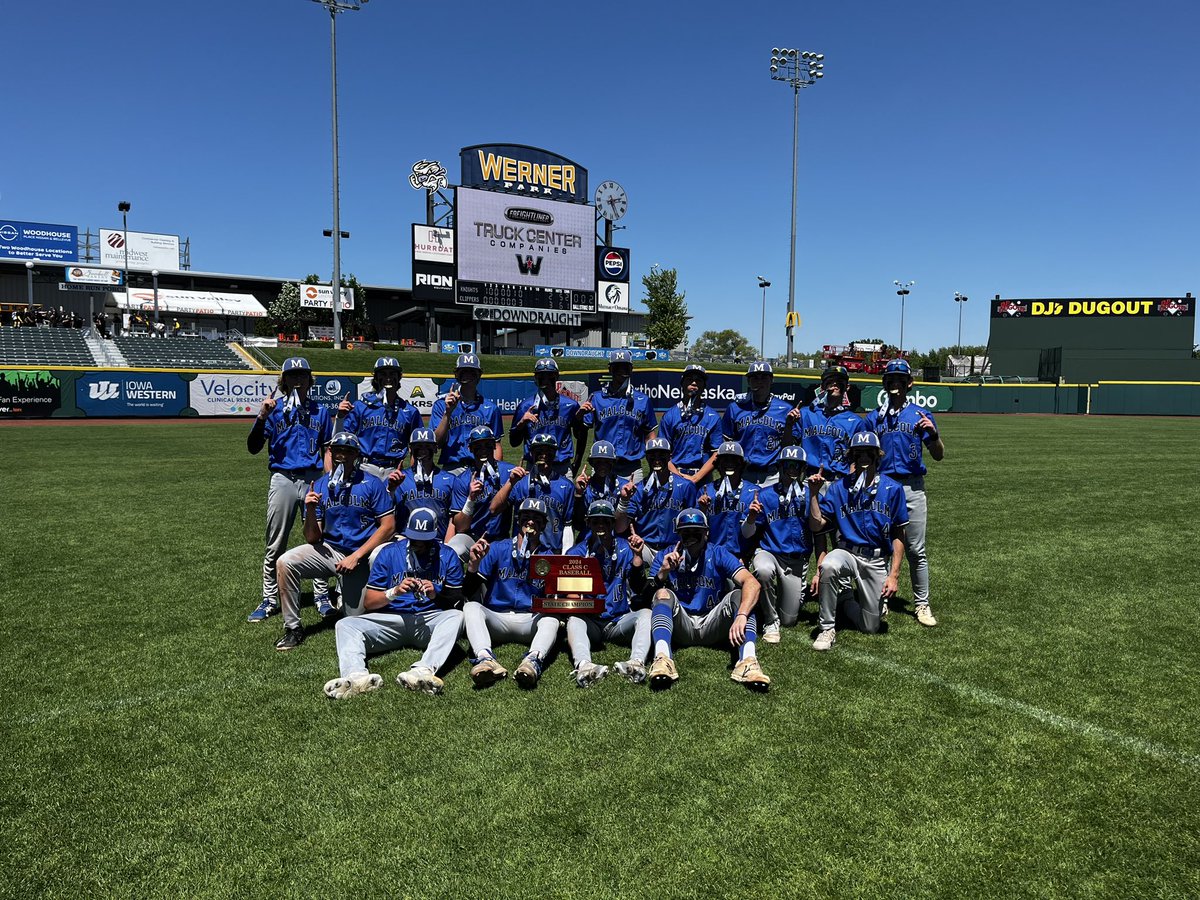 Congratulations, Malcolm High School – the 2024 NSAA Class C State Baseball champions! #nebpreps