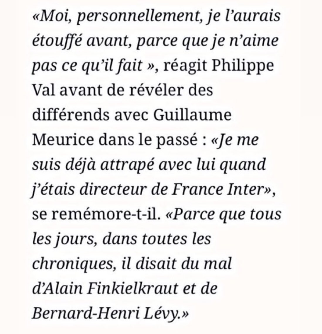 La liberté d’expression selon Philippe Val. #GuillaumeMeurice #SoutienGuillaumeMeurice