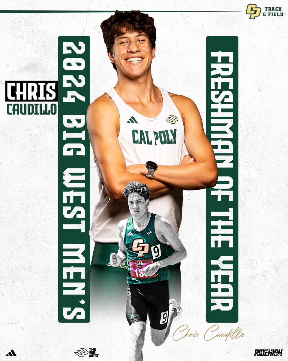 Another Freshman of the Year award for Chris 👊 Chris Caudillo is the first athlete in conference history to win Big West Men’s Freshman of the Year in track & field & cross country in the same academic year!! #RideHigh🐎