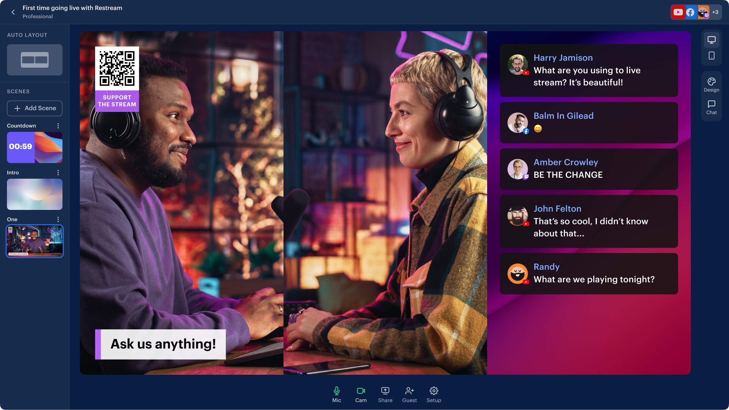 Restream on X Give Restream Studio a shot as your TwitchStudio alternative. It s super easy to use lets you set up scenes and you can stream to Twitch YouTube Kick and more all