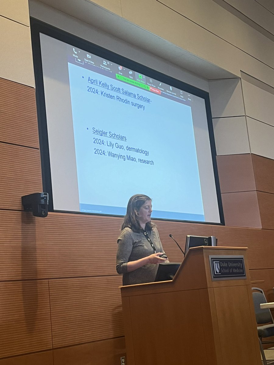 Congratulations to Dr. Georgia Beasley and the @DukeCancer Melanoma Team on another successful Hilliard Seigler Melanoma Consortium! A wonderful morning hearing updates on emerging treatments for melanoma. Thanks to @gmboland for joining us! 🤩#MelanomaAwarenessMonth