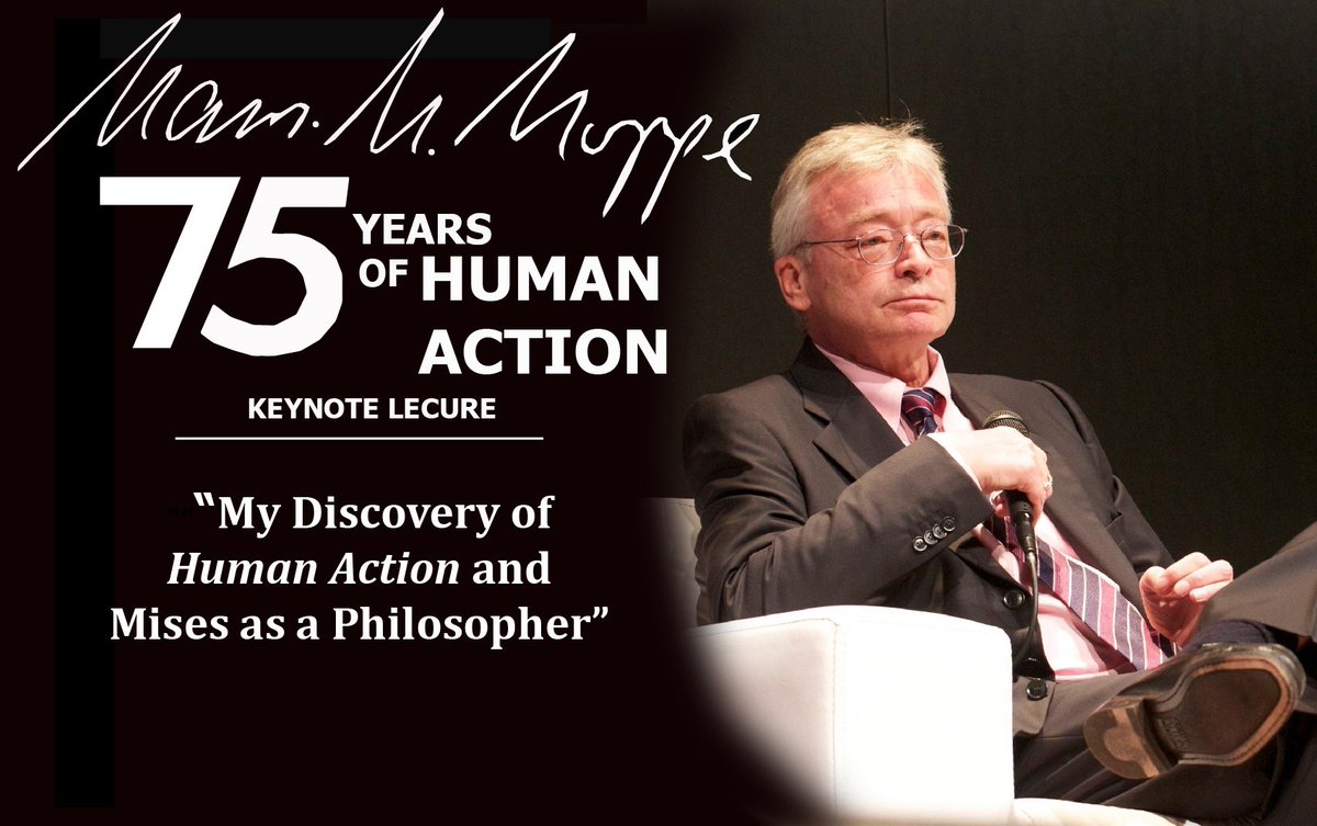 HOPPE IN AMERICA: Dr. Hans-Hermann Hoppe will be delivering our afternoon keynote lecture, beginning at 3:30 CT. Members can watch live, link available via email. Video will be published on all Mises channels next week