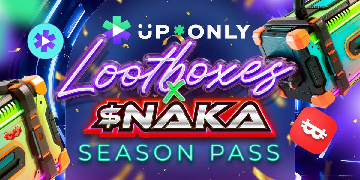 $UPO x $NAKA 🔥 

UpOnly announced the integration of its lootbox service within the $NAKA ecosystem. 

Through the $NAKA Season Pass, users will gain access to lootboxes containing $NAKA assets via the $UPO infrastructure. 

This marks a significant advancement in #Web3