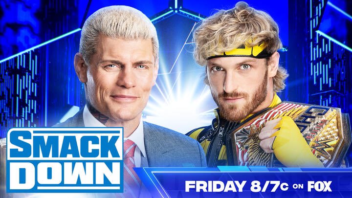 Tonight is the CONTRACT SIGNING for Logan Paul vs. Cody Rhodes. After their incredible segment last week I already know this is going to be amazing! The real question is…is this match for both titles or not 👀 #Smackdown