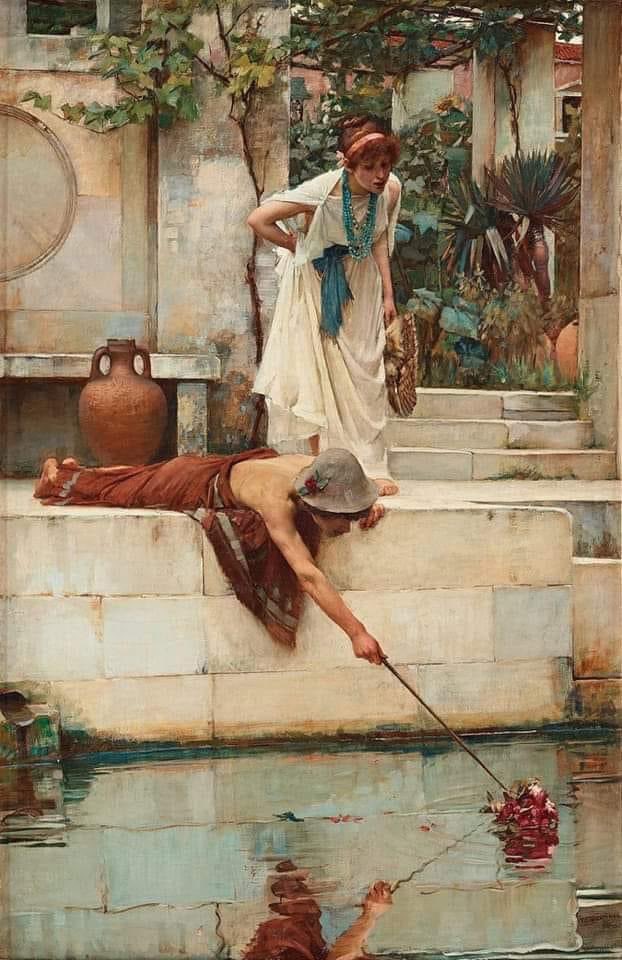 The Rescue by John William Waterhouse. The first time I saw this painting in a post, I thought of Mercury, also known as Hermes. Perhaps it reminds me of Mercury in La Primavera by Sandro Botticelli. Today is also Mercuralia, May 15.