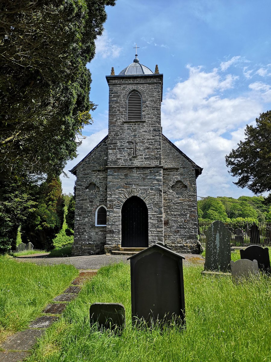 St Non's Church, Llanerchaeron, rebuilt 1798 for Col. Lewis (by John Nash?). Victorian alterations by F. Fowler of Brecon (1878) and David Davies of Penrhiwllan (1895).