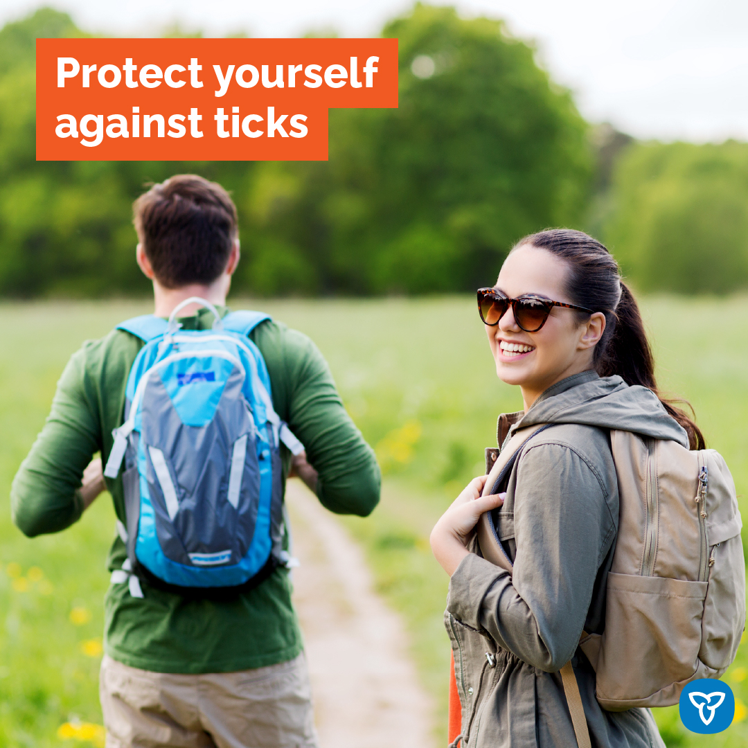 This long weekend, ensure that you and your loved ones are protecting yourself against #ticks on your outdoor adventures. Learn more: ontario.ca/page/tick-born…