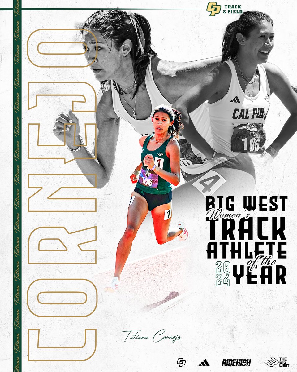 Tot just keeps racking up the accolades🏅 Tatiana Cornejo is the first Cal Poly athlete in program history to win the Big West Women’s Track Athlete of the Year award 🔥 #RideHigh🐎