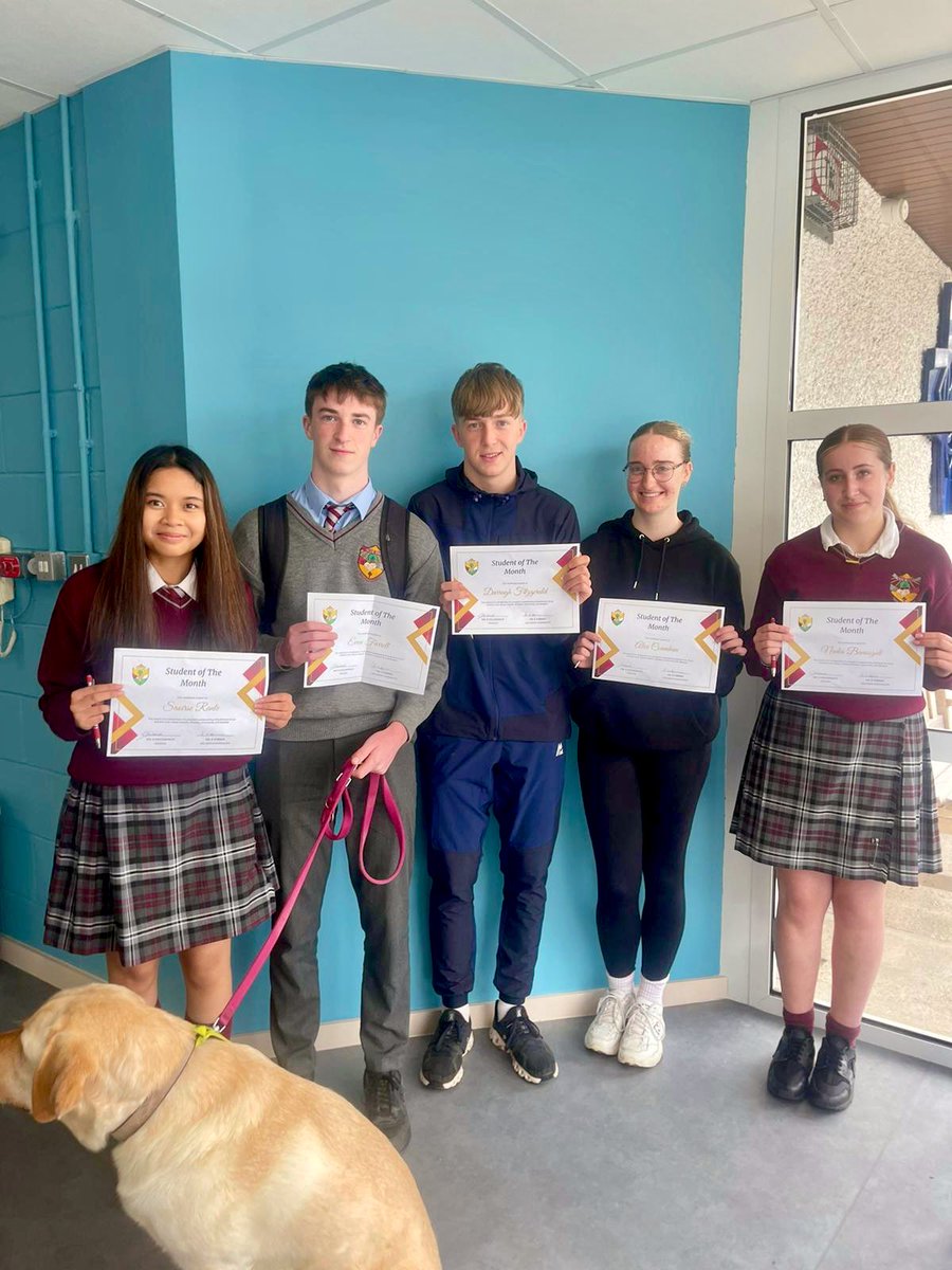 Congratulations to our outstanding students for earning the April Student of the Month title ! A fantastic achievement. Thank you to Ms. O’Brien for coordinating this initiative.