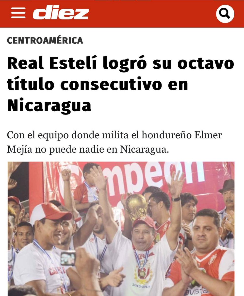 #UnDíaComoHoy 🏆🏆🏆🏆🏆🏆🏆🏆 
Hace 🔟 años el Tren del Norte lograba un récord continental al coronarse por octava ocasión de manera consecutiva siendo el único Octacampeón del fútbol nicaragüense, como no podría ser de otra manera lo hizo venciendo al Diriangén FC 👇🏼🚂🇦🇹