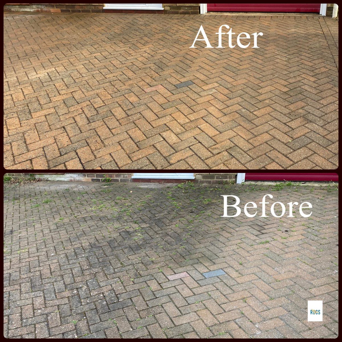 Driveway Cleaning completed in Basingstoke 

#drivewaycleaning #pressurewashing