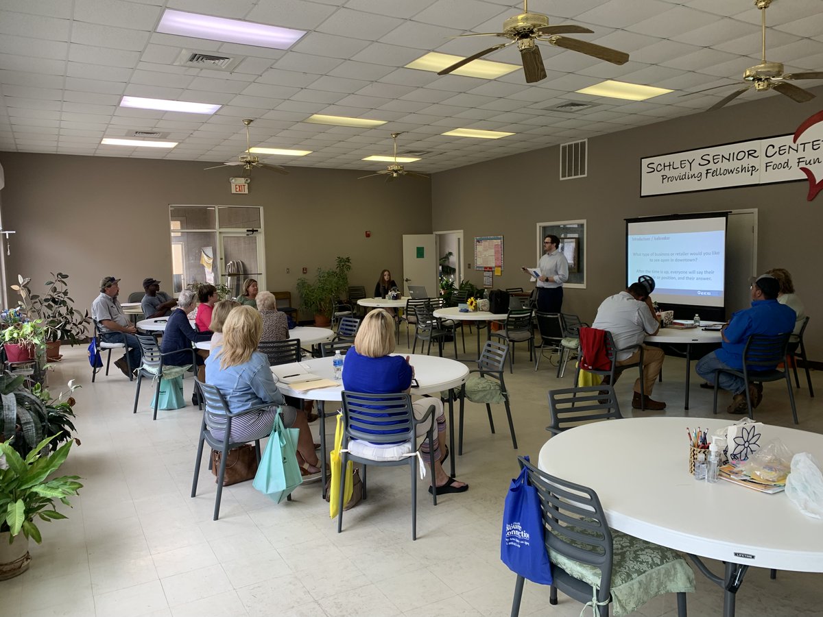 ECGLocationGA's tweet image. Recently, we visited the City of Ellaville to facilitate a productive visioning session. Mayor Clark, City Manager McChargue, City staff, DDA Board members, &amp;amp; River Valley Regional Comm. reps participated. The group&apos;s commitment to the future of downtown Ellaville was evident.