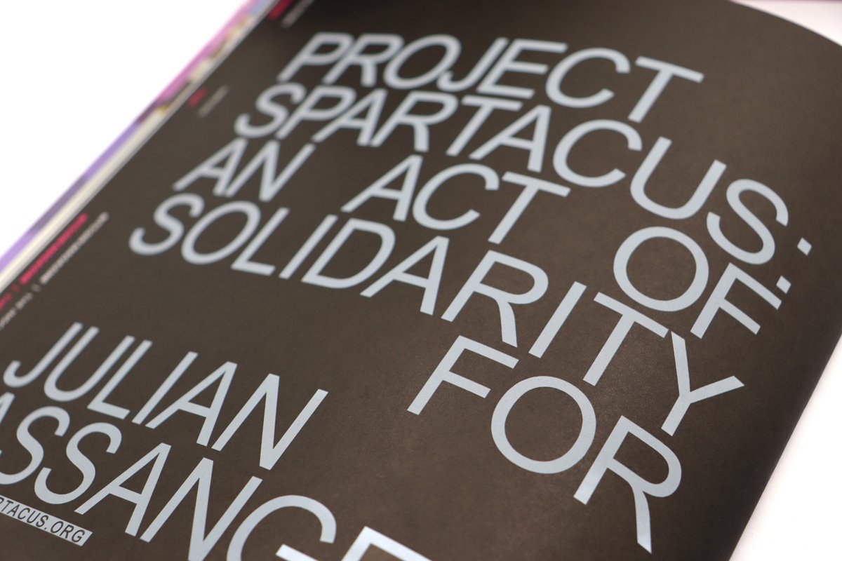 CORE STORY: Project Spartacus: An Act Of Solidarity For Julian Assange By @namcios