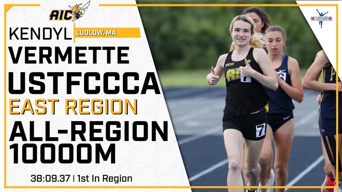 Another pair of All-Region honorees were named today! This time it's for @AICXCTF, where Ayoub El Fahim sprinted to two All-East selections, and Kendyl Vermette ran to her fifth career selection!

FULL STORY: bit.ly/3ymKXdE

#AICommitted #NE10Embrace