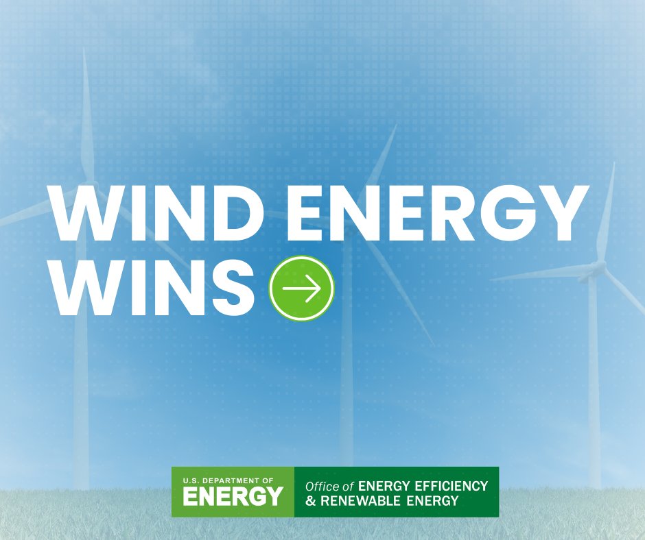We’re painting with all the colors of #WindPower, both onshore and offshore!

Check out this thread 🧵 on our recent “wind-wins' and learn more about how we're propelling America into a new era of renewable power. 👇
