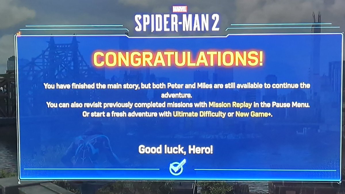 10/10 the story missions for #Spiderman2 #PS5