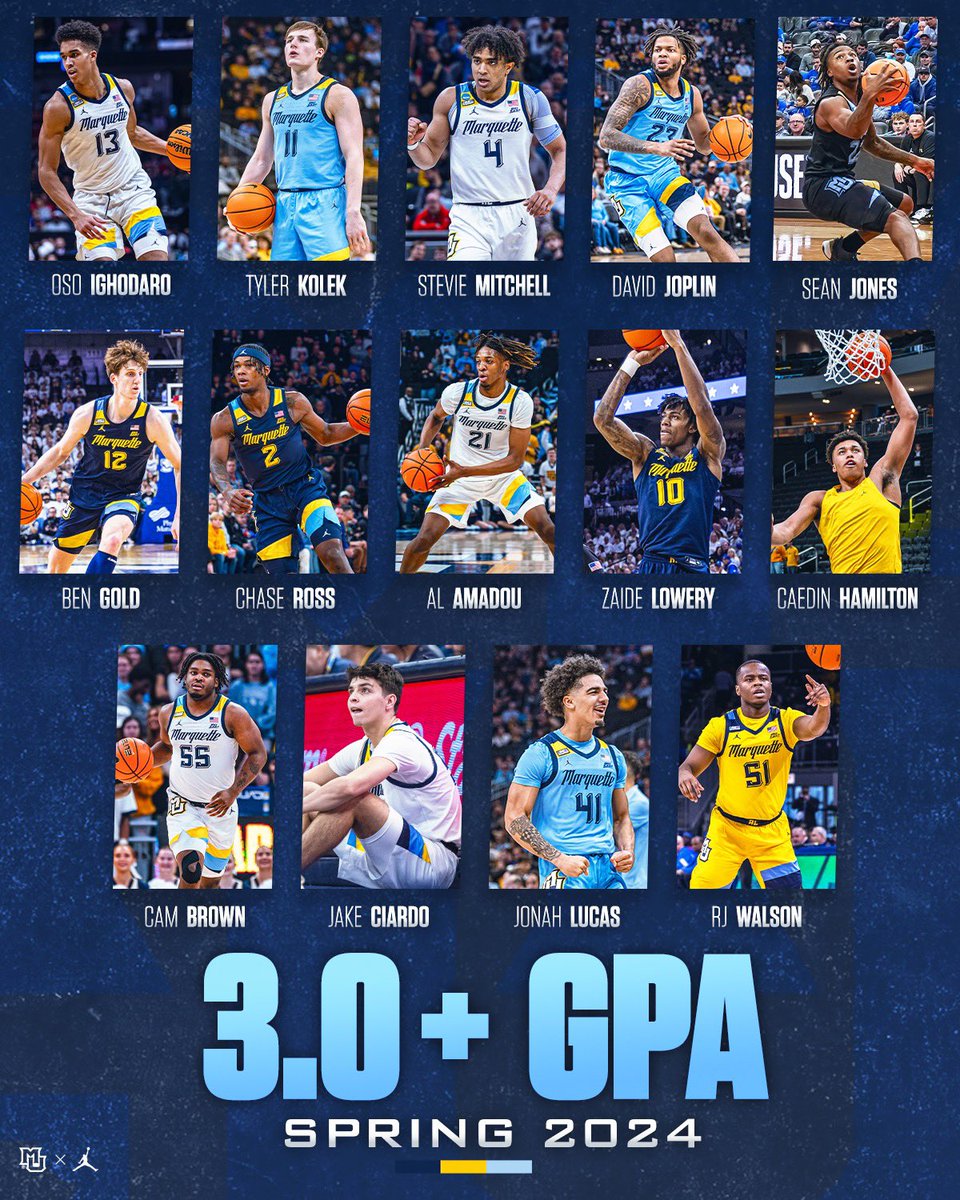 Terrific work by our guys in the classroom! Team GPA of 3.32 - 14 players above a 3.0! #VICTORY