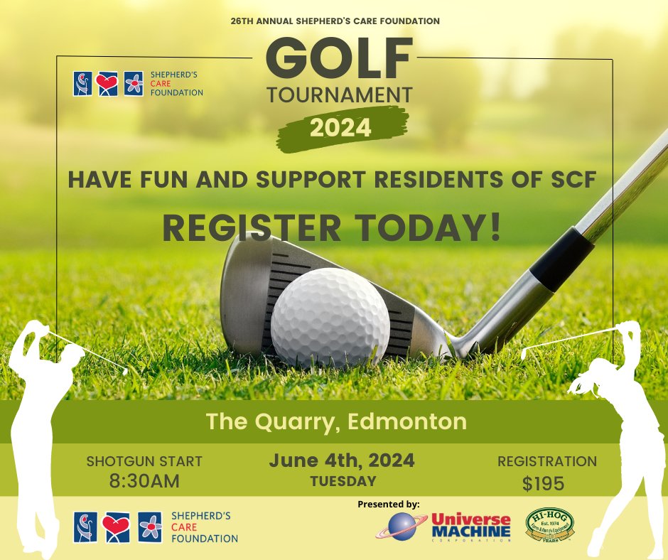 📣‼️ Our annual Golf Tournament is only 2 weeks away! Have you registered yet? If not, today is a pretTEE good day to sign up⛳️ Come swing the day away all in good fun, and for a good cause→ bit.ly/4aZB8km
#yeg #nonprofit #support #fundraiser #golf2024
