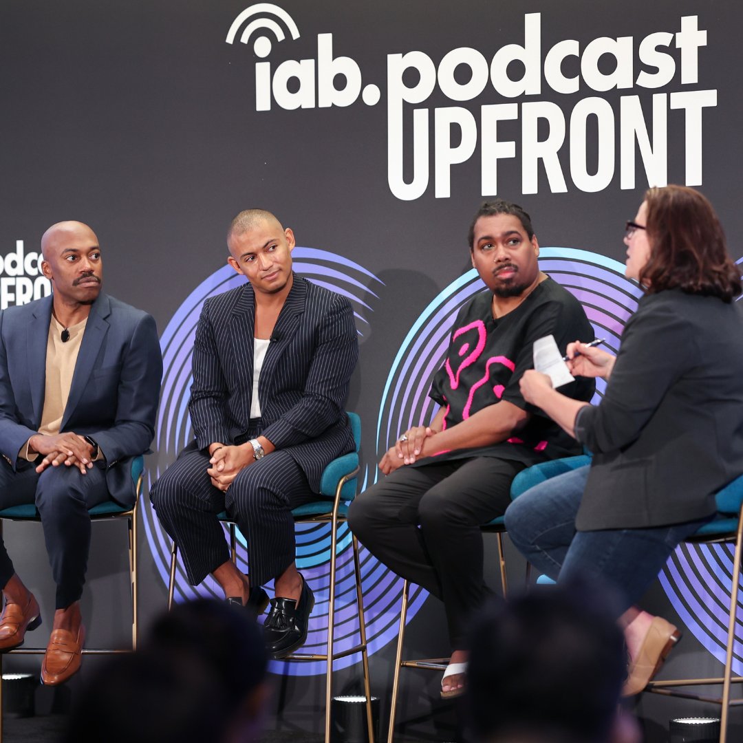 We made quite the impact at the #IABPodcastUpfront & #VibeCheck's @SamSanders @theferocity @ZachStafford stole the show!💥🎙 

Read all about it: bit.ly/44Oh02r 

@IAB @SiriusXMMedia @SmartLessMedia @SmartLess @TeamCoco @audiochuck 
 
#podcastadvertising #podcastindutry