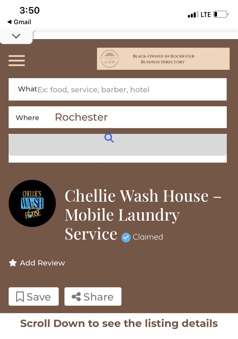Hey Guys ! 

Another Website You can Find #ChellieWashHouse  on As well As leave a Review . ! 

🤗

#RochesterNy
