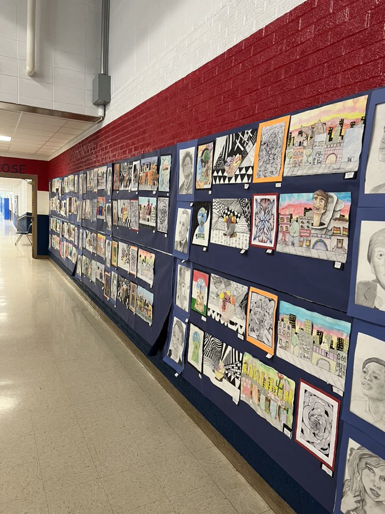 Some great artwork to be seen at the Triway art show!  Awesome job by Mrs. Wilson and her students.
