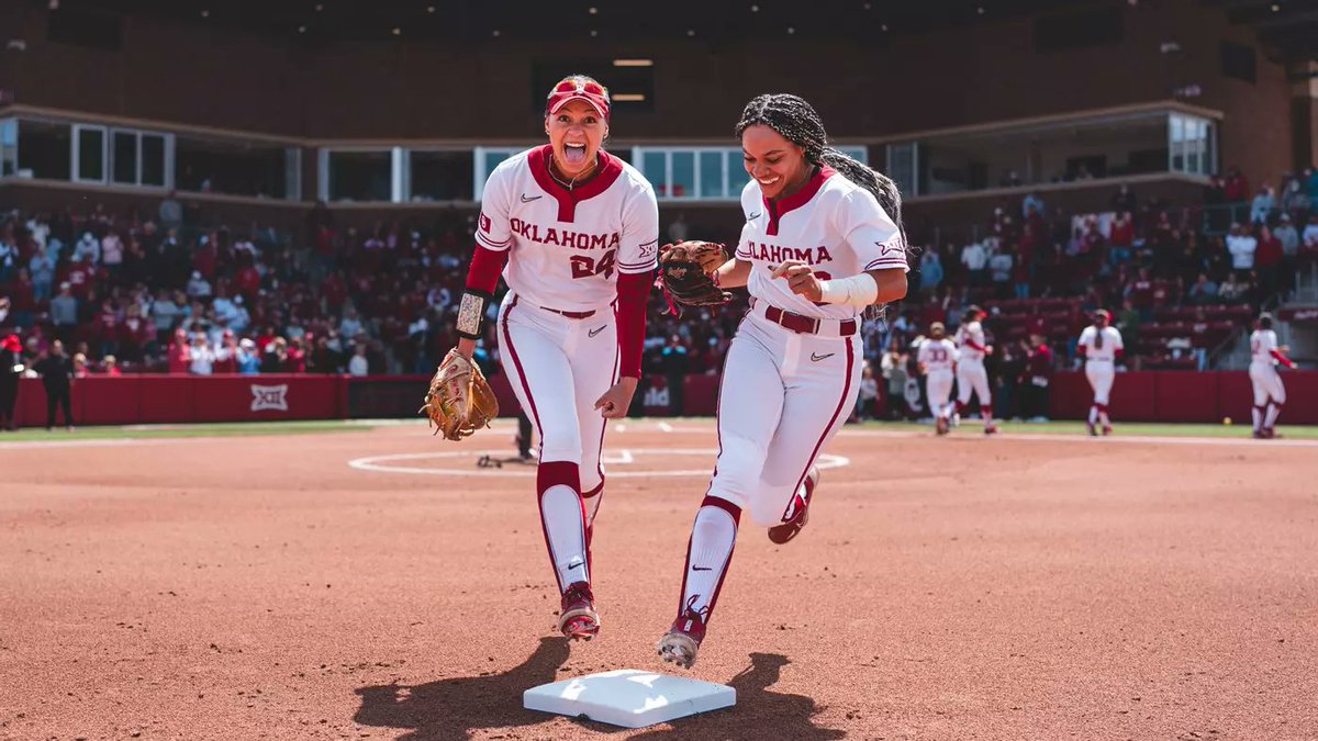 Love us or hate us, you watched. That's all you could do. The run to OKC starts now! This is Oklahoma Softball!