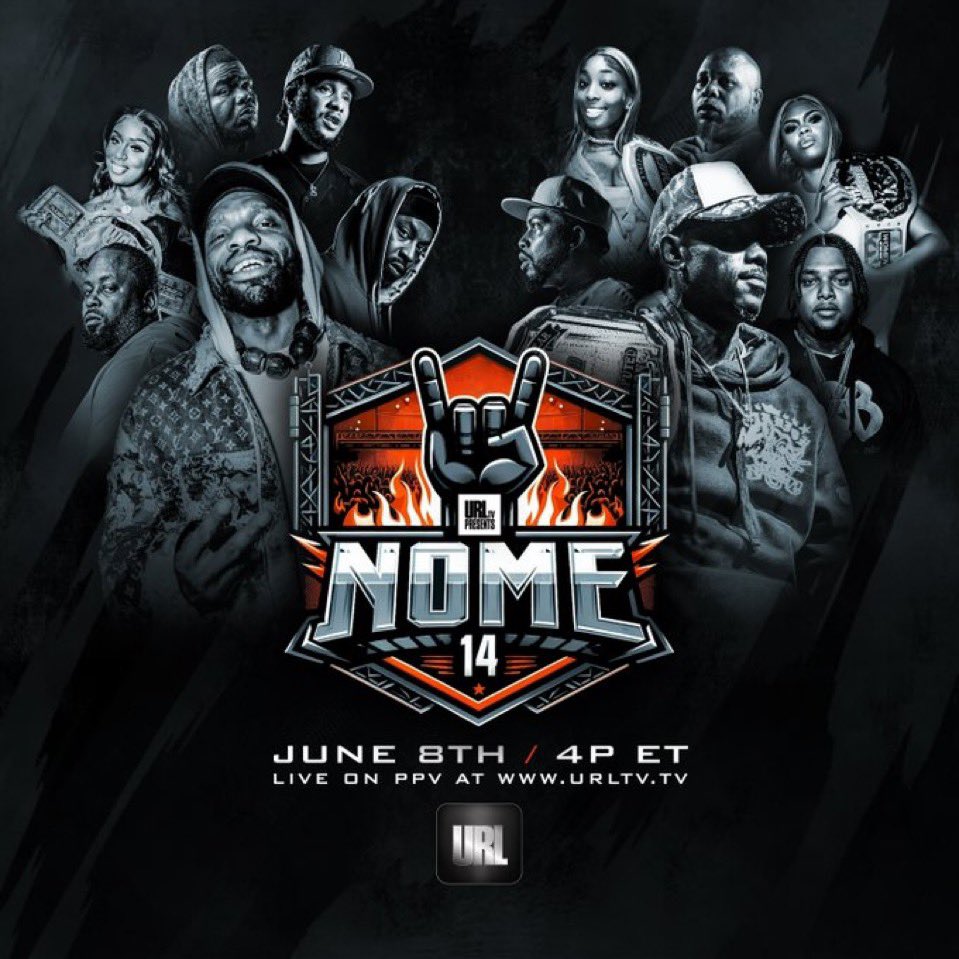 NOME14 @urltv Date: June 8th, 2024 Time: Live on PPV at 4p ET 🔗 Watch it exclusively at urltv.tv 🔗 Get your PPV access now and witness history unfold!