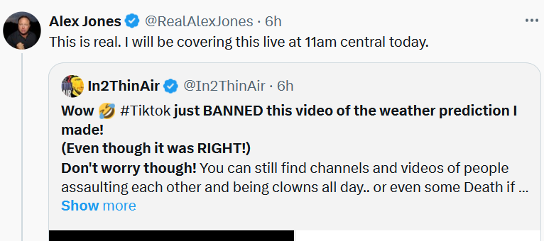Putting my trouble-maker hat on, I see something not so nice happening here (I think.) Dutchsinse has been doing this exact type of work for YEARS.. he's also very supportive of In2thinair, btw ... but I don't think Dutch has ever been invited onto or RT'd by AJ. ?