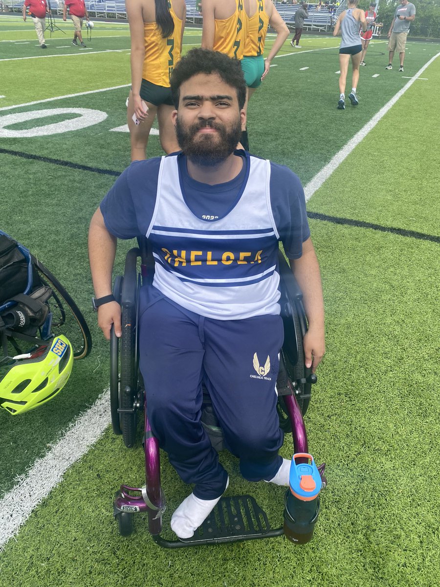 Jacob Nelson is heading to the state meet for the adaptive 100, 200, and 400! This will be Jacob’s 3rd year at the state meet!