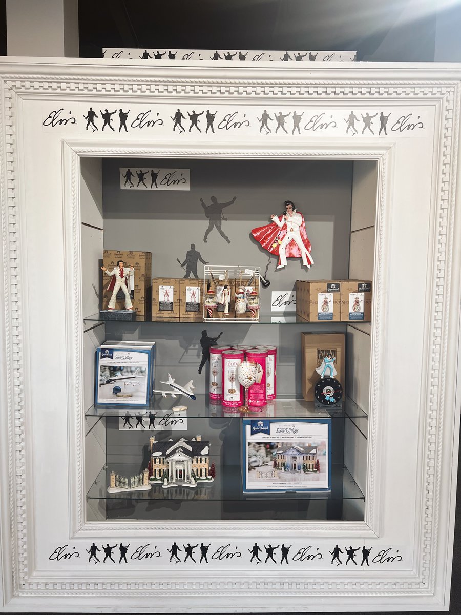 Taking a trip to Graceland this weekend? Don't forget to swing by the Enesco Gift Shop & Gallery for a wide selection of unique giftware and collectibles! ⏰: 10 AM – 6 PM
