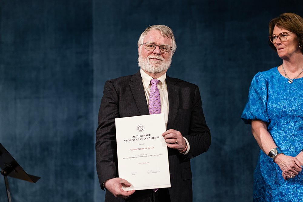 ICYMI: Dr. Gordon Mills was inducted into the Norwegian Academy of Sciences and Letters! “It is a wonderful recognition of the success and quality of the people I have worked with and trained.” - Dr. Mills: bit.ly/3K5jJuO 📸 @DNVA1/Thomas B. Eckhoff