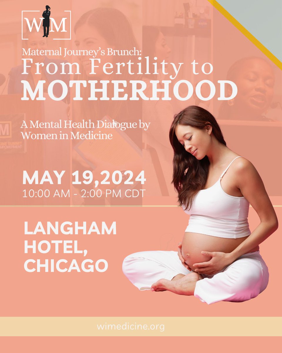Join Janelle R. Bolden, MD (@docjbolden1), at the 2024 Maternal Journey's Brunch: From Fertility to Motherhood, where Dr. Bolden will speak on #fertility and the need to advocate for #motherhood and #MentalHealth of women. @WimedicineOrg  wimedicine.org