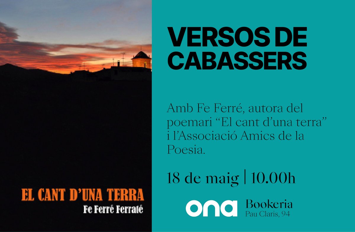Els @amicsdelapoesia presenten nou projecte! Ens ho expliquen demà i ens porten la poeta Fe Ferré. Visca la poesia!!!