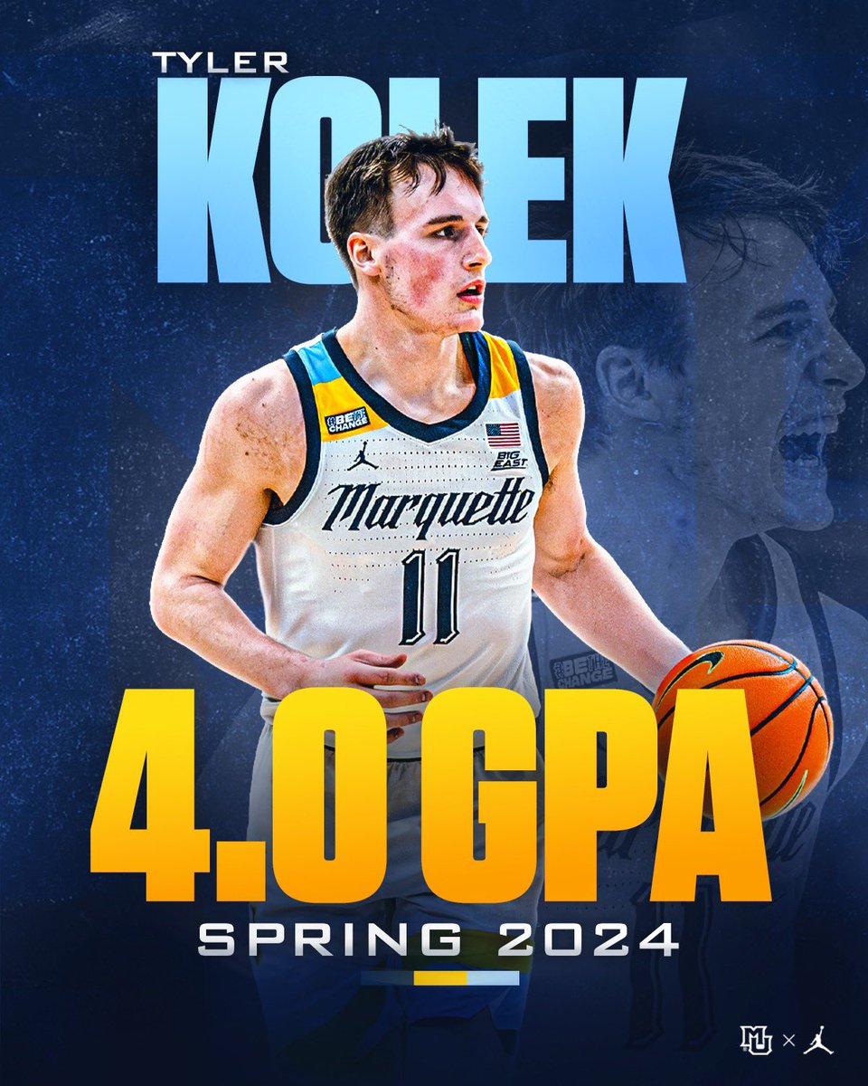 And look who else earned a 4.0, @KolekTyler! Some lucky team will be adding an incredible player and person next month! #VICTORY