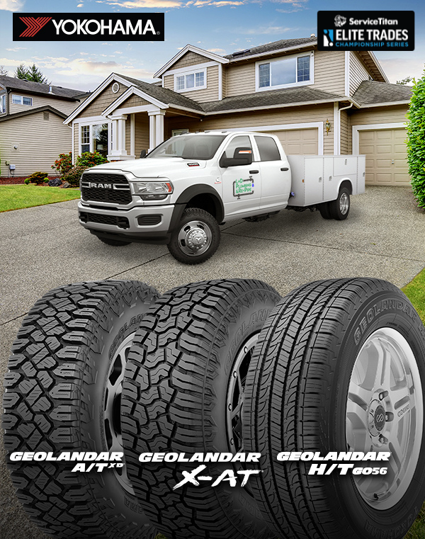 Our friends at <a href="/YokohamaTC/">Yokohama Tire</a> and <a href="/HvacNationals/">ServiceTitan HVAC National Championship</a>  are giving away a FREE set of tires for a vehicle in your fleet. Rally your colleagues, submit and you could win! Enter now at hvactionals.com and include your company name when you take the challenge!