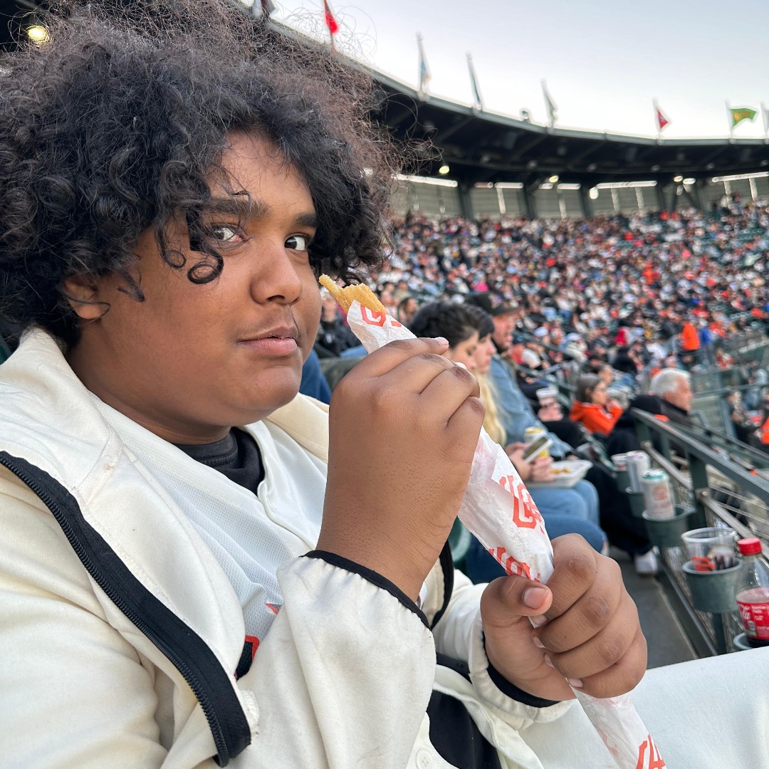Little Jeremy and Big Jordan went to Jeremy's first ever baseball game! Jordan says, 'It was the absolute BEST situation I could have asked for as a new Big Brother with my Little.' Thank you to the @SFGiants for giving our Matches these unforgettable memories. ⚾ #BBBSBA