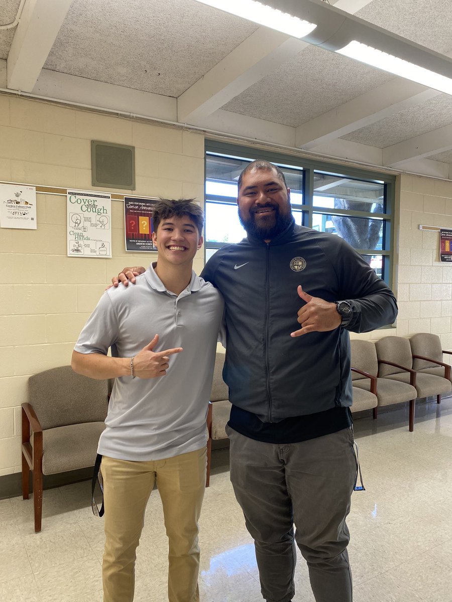 Welcome back @BenKim33 (AMHS ‘23)!!! My guy is absolutely killing it at @CMSStagsFB. Good luck with summer workouts and the internship. #GrittyMittyOG