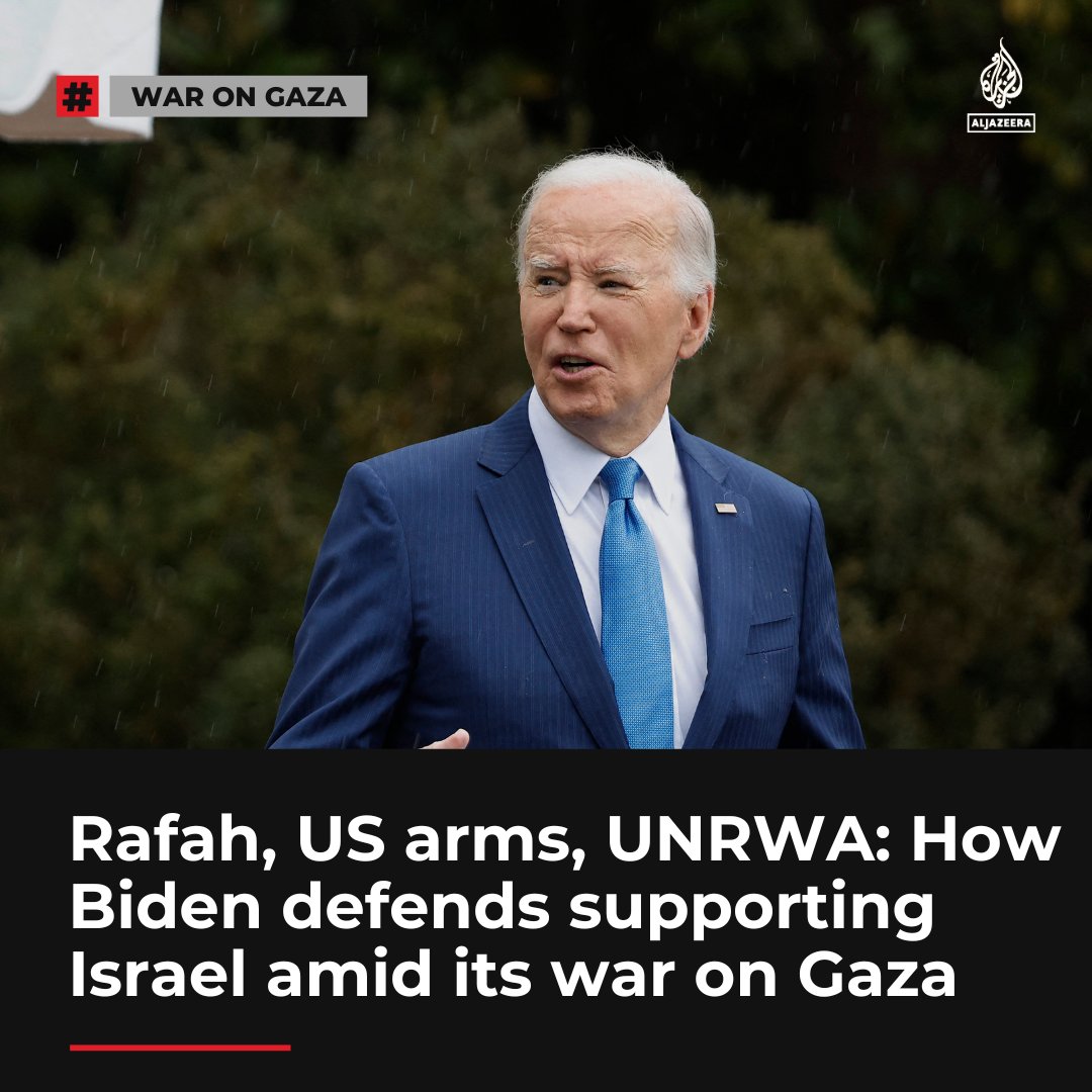 Al Jazeera looks at the Biden administration’s rhetoric and policies on various issues related to Israel and Palestine aje.io/jwvxgs