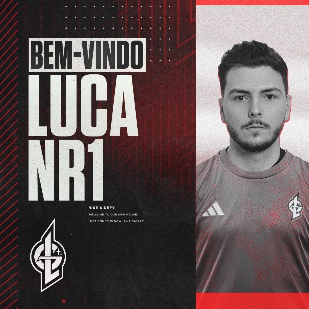 LUNAesports_gg's tweet image. 💫 Agora é oficial: @Luca_nr1_ é Luna Galaxy e vai ajudar-nos nas competições internas até ao final da época.

Bem-vindo! 🤝 

#RiseAndDefy