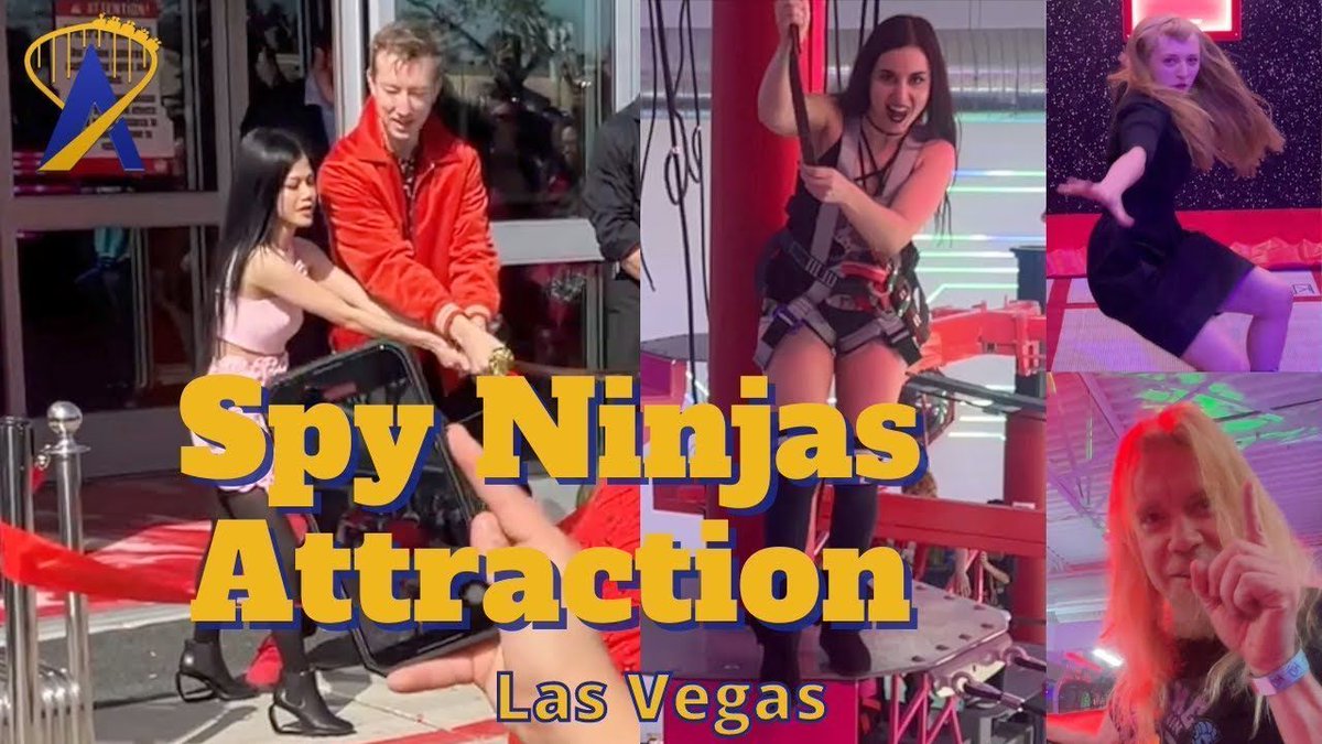 Spy Ninjas HQ Attraction Grand Opening in Las Vegas buff.ly/3V51oEr