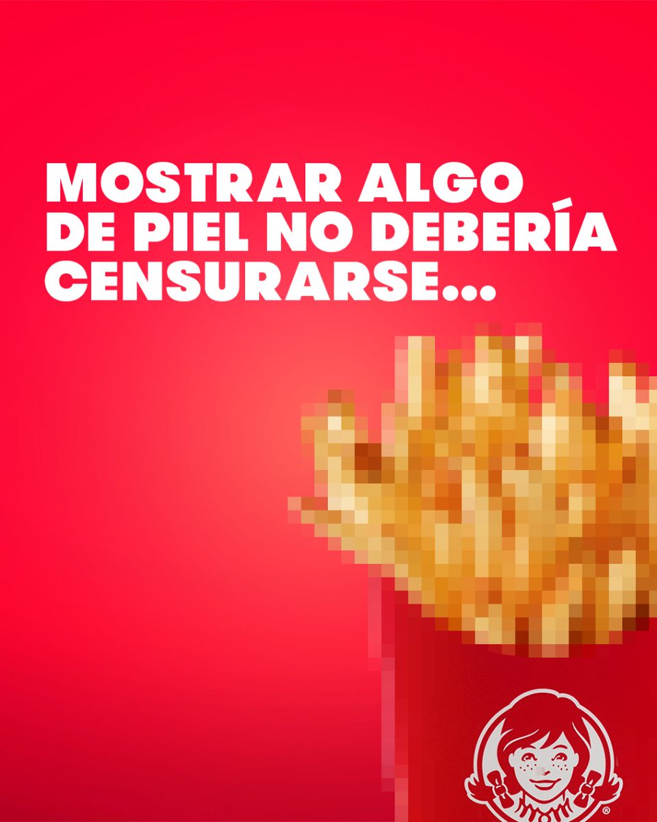 Wendys_Mexico's tweet photo. La piel de nuestras papas no es para esconderse, ¡es para presumir! 🍟💘 

📍 Km 12.7 Carretera Mérida-Progreso. Int. Estacionamiento Súper Akí Xcanatún. 
               
#WendysXcanatun #Wendys #PapasFritas https://t.co/ryAnffckcx