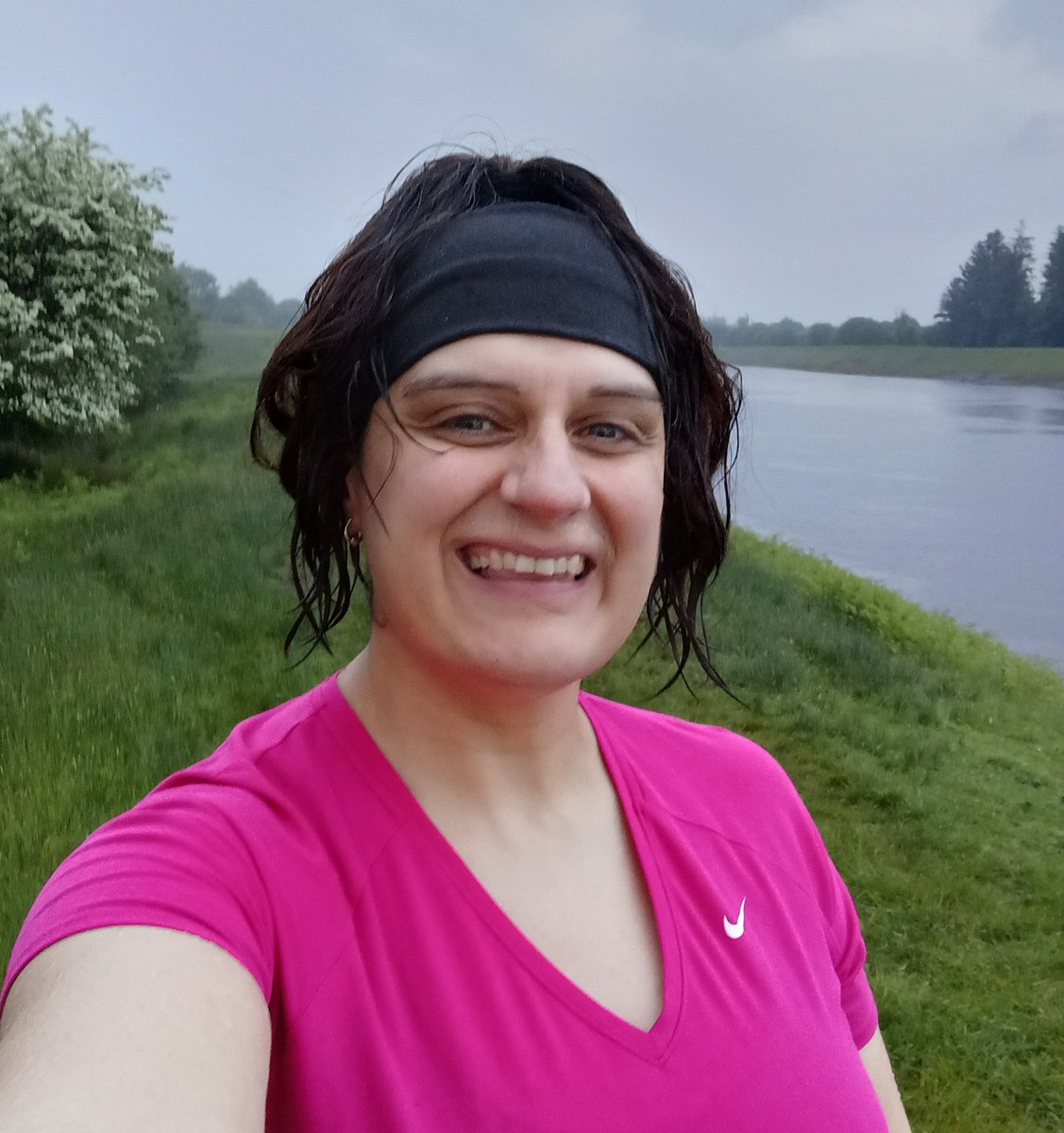 My first run in 20 months and it's during a #Thunderstorm I'm taking that as a good omen! Still rehabbing a back injury and that wasn't entirely pain-free but it was 15 minutes of pure joy! ❤️ #Running #ChronicPain #ExerciseIsMedicine
