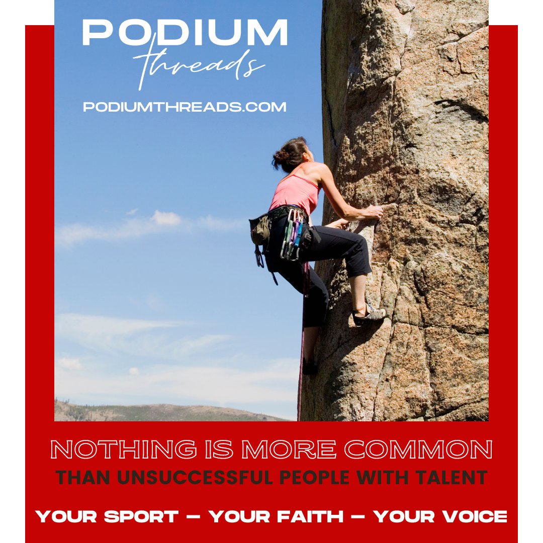 podiumthreads's tweet image. Nothing is MORE common than UNSUCCESSFUL people with TALENT.

podiumthreads.com

Your Sport - Your Faith - Your Voice