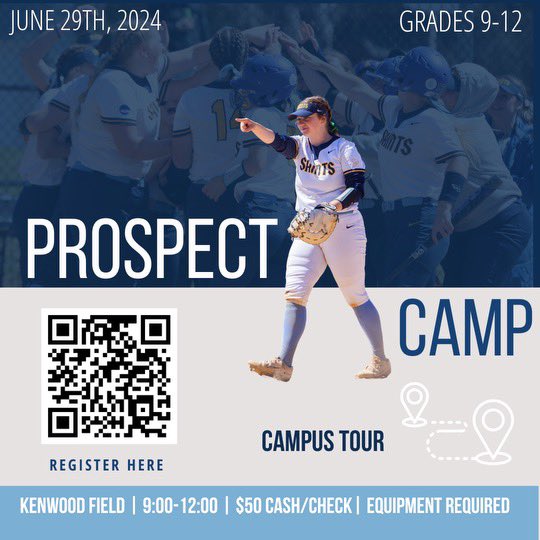 Are you interested in playing for CSS? If so, your Saints Softball Prospect Camp will be June 29th! You will have an opportunity to meet current players, staff, and get a campus tour! Registration link: csssaints.com/sb_output.aspx… You won’t want to miss out on this opportunity!💙💛