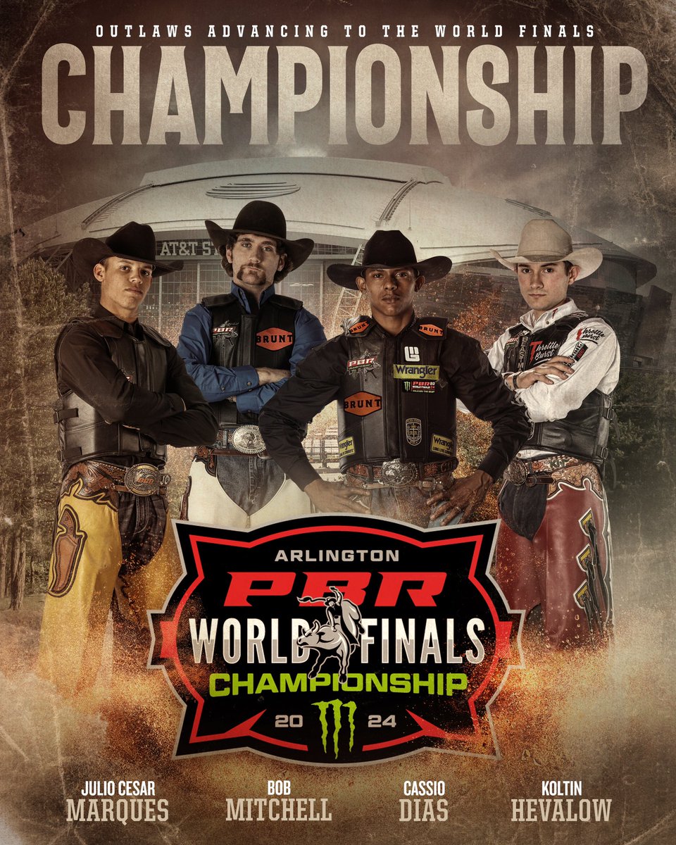 Bob Mitchell will be joining the rest of the Outlaws as they advance to the Championship Stage. Tune in to CBS Sports Network tomorrow at 8pm CST to see if one of these Young Guns can become the World Finals Champion! #AllGritNoQuit