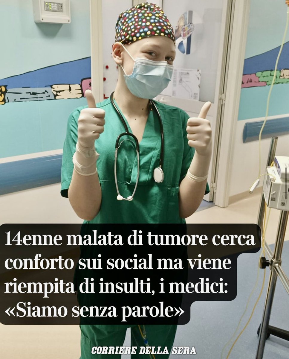 Si resta allibiti di fronte a notizie di questo genere.
💙 Per ogni insulto spero ti arrivino almeno mille messaggi d'affetto e di supporto, a partire proprio dai nostri.

Fatti forza Asia piccola guerriera. E vinci la tua battaglia!