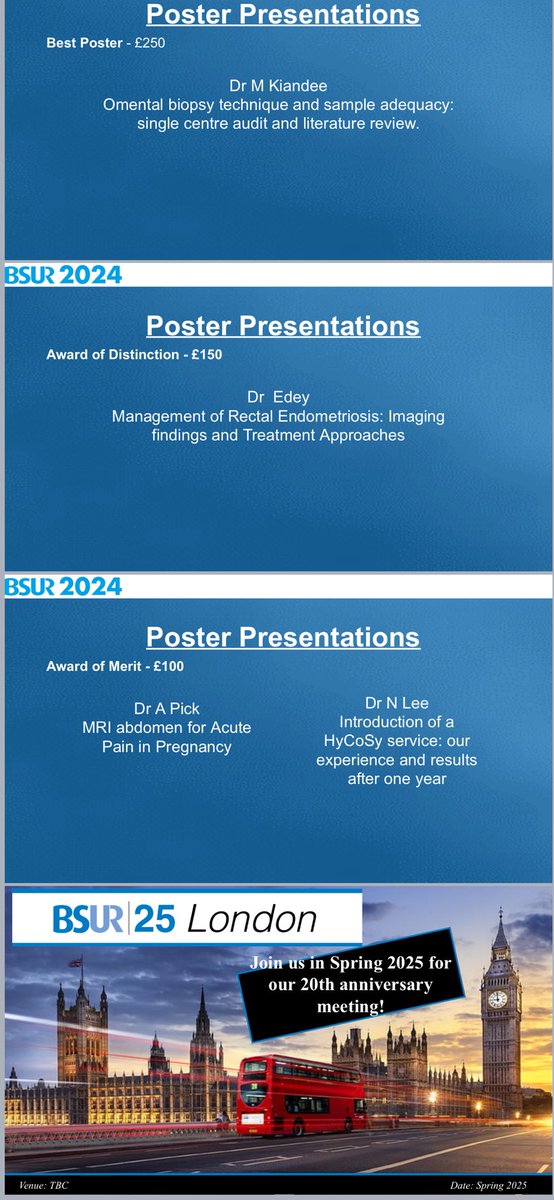 Congratulations to all our talented prize winners for #BSUR2024 over and out 😴