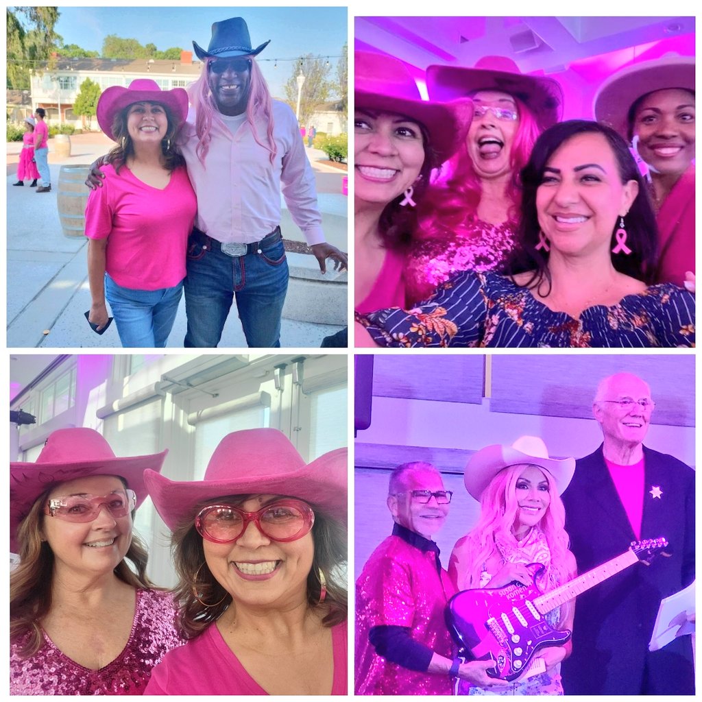 It was all Pink at last night's Inland Empire Big Wigs Bash. Tray Henry was crowned the 1st place winner. Beeman's took 2nd place. 🎸 🎸 Big Wigs raised over $118K for breast cancer 🎀 Dr. Don English has joined the class of 2025. Who else is in? #bootsandbling @SusanGKomen