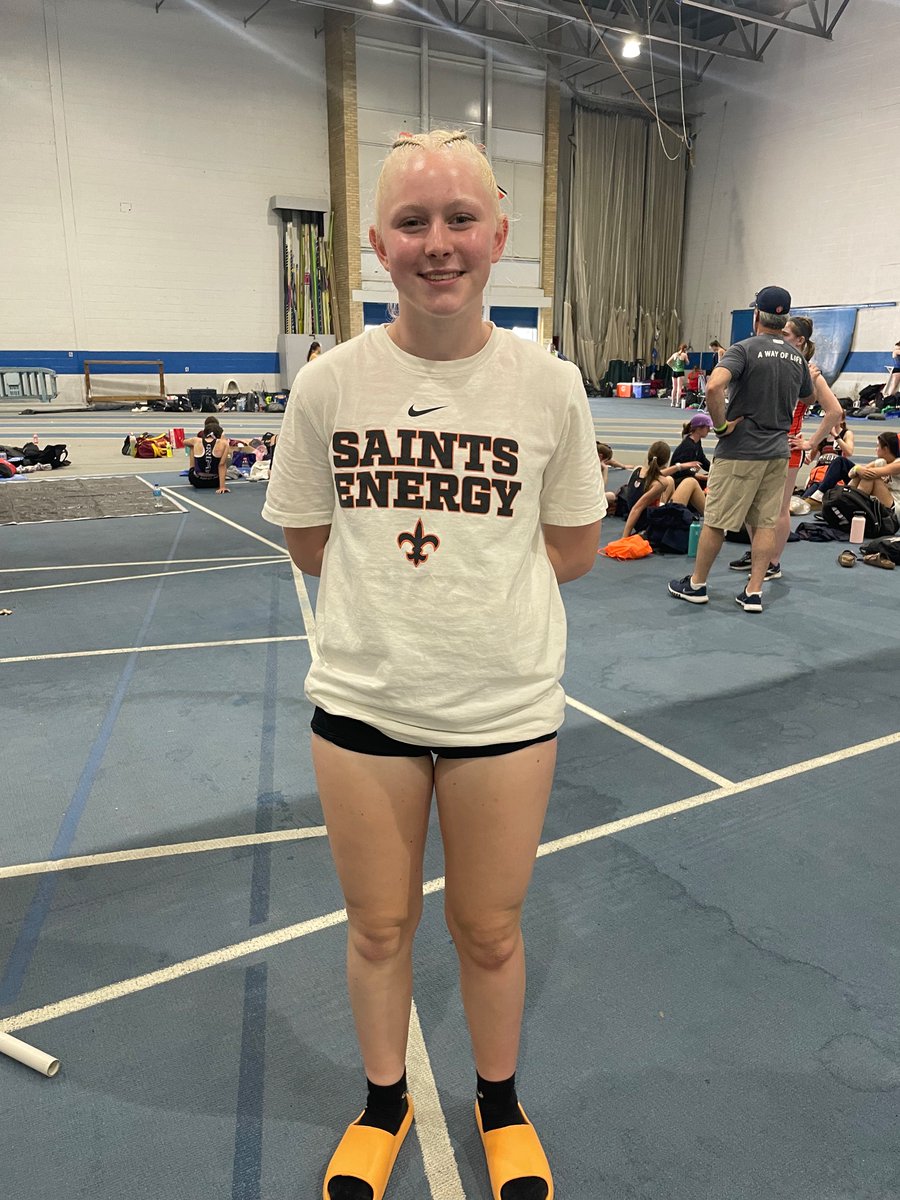 Congrats to Addie Schilb on placing 28th out of 37 triple jumpers today at prelims. Coming in seeded 35th, got a great first experience moving forward!!! #proudcoach