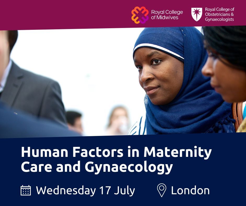 Attend our one-day course, in conjunction with RCOG, to master human factors in maternity and gynaecology. Gain practical skills in communication and safety protocol implementation essential for O&G clinicians. Secure your place: buff.ly/4bjw22D